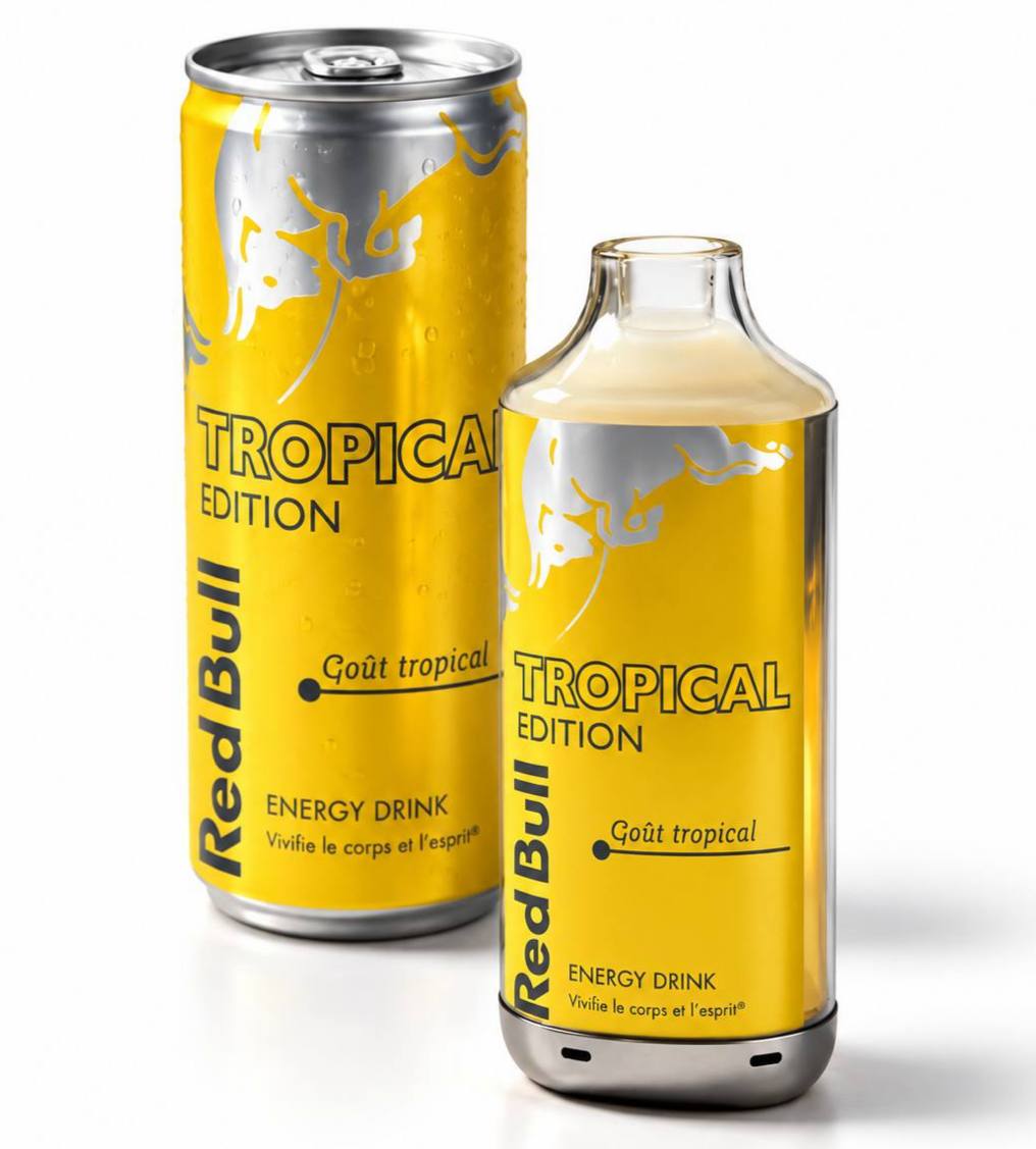 Puff red bull tropical